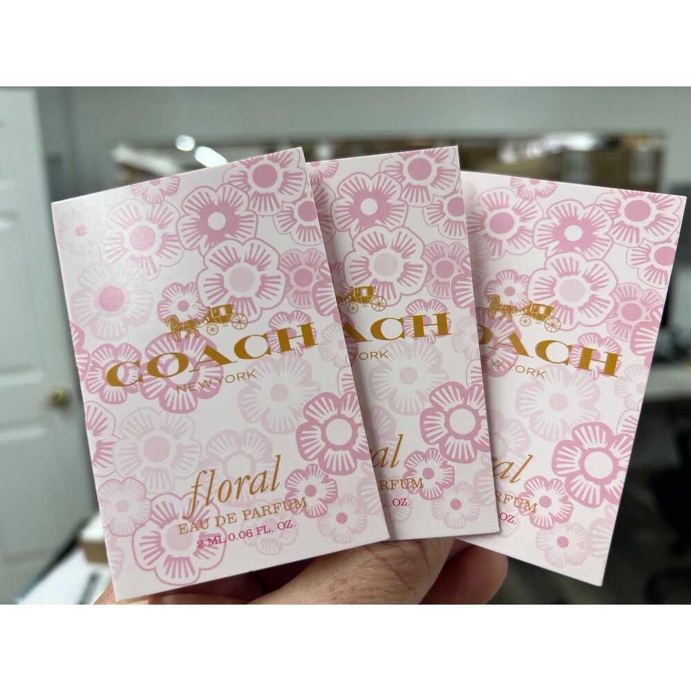 Coach Floral Eau de Parfum Sample Lot of 3